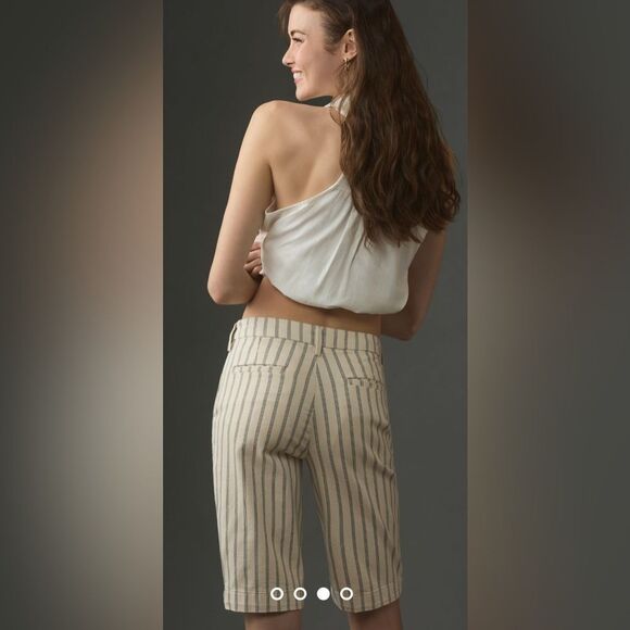 Anthropologie Pilcro Slim Trouser Bermuda Shorts. 27. NWT. - Picture 2 of 10